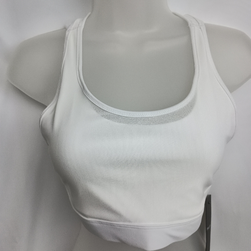 NWT FABLETICS‎ Classic Butterly White Activewear Sports Bra (#108)